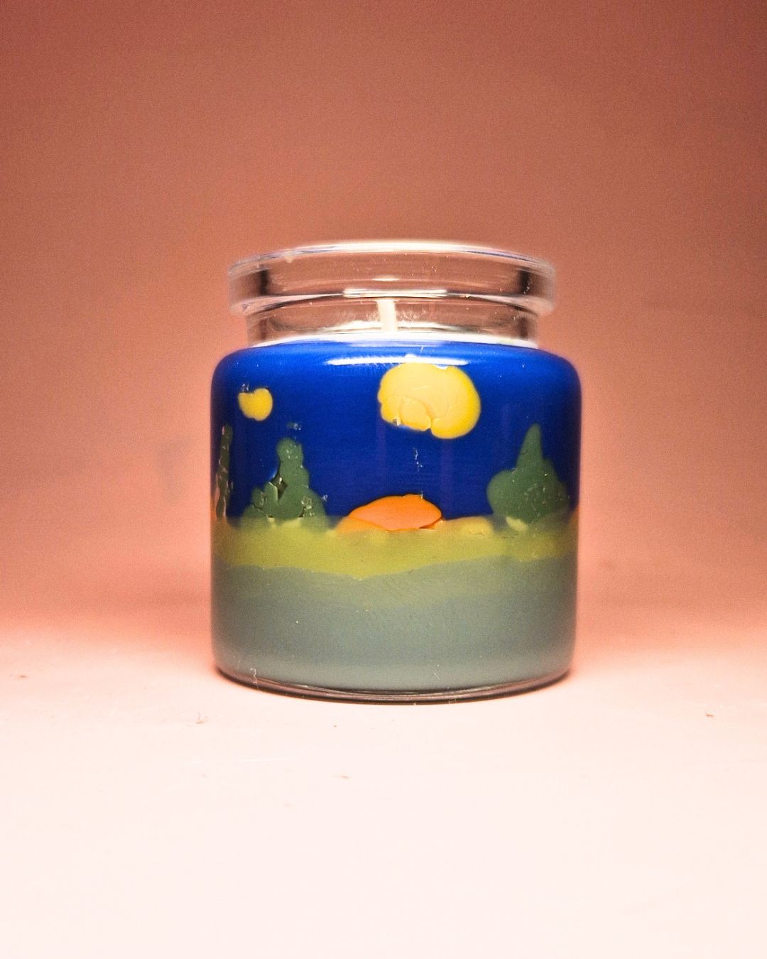 Illustration Bougie Paysage